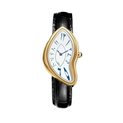 LAYALI Gold – Men’s Gold Steel Arabic Dial Premium Watch