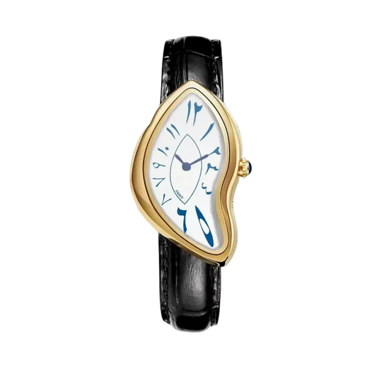 LAYALI Gold – Men’s Gold Steel Arabic Dial Premium Watch
