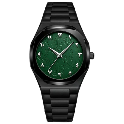 ANWARIQ Men's Arabic Calligraphy Dial Watch, Octagonal - view 10
