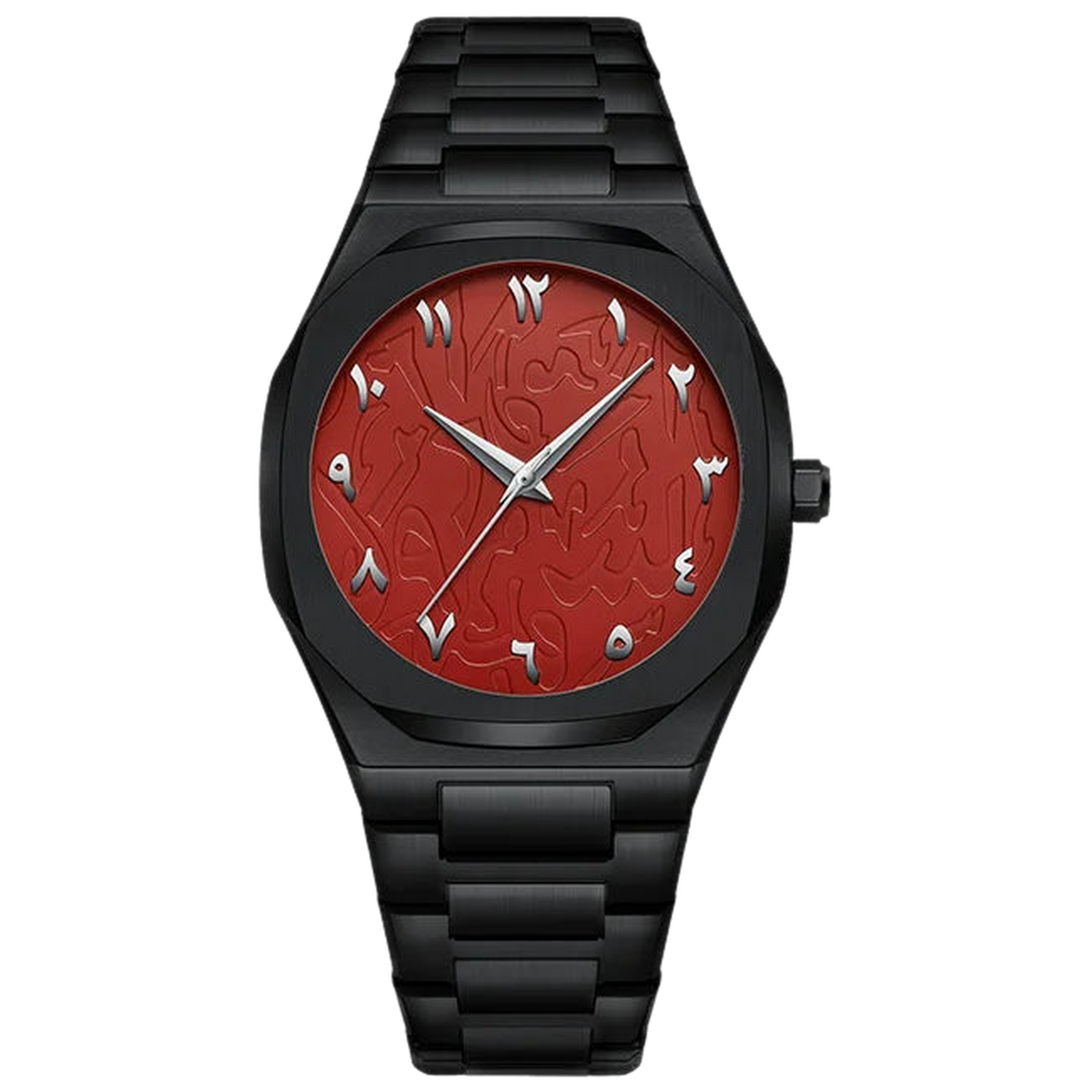 ANWARIQ Men's Arabic Calligraphy Dial Watch, Octagonal - view 9