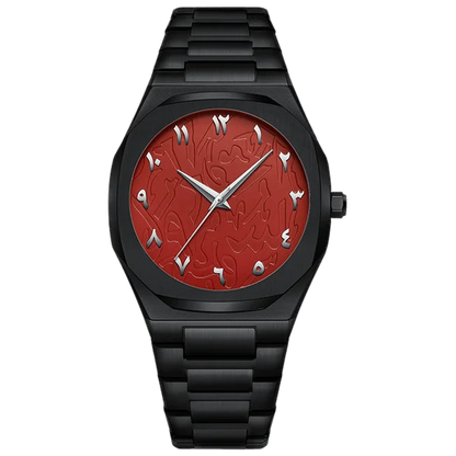 ANWARIQ Men's Arabic Calligraphy Dial Watch, Octagonal - view 9