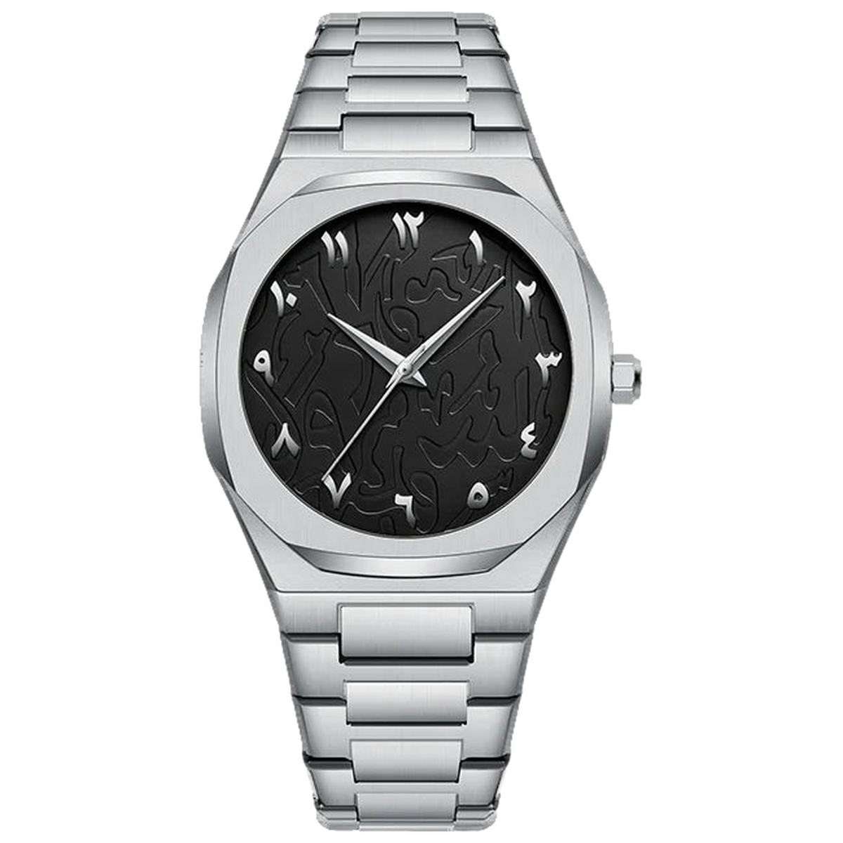LEGOSS ANWARIQ Men's Arabic Calligraphy Dial Watch, Octagonal