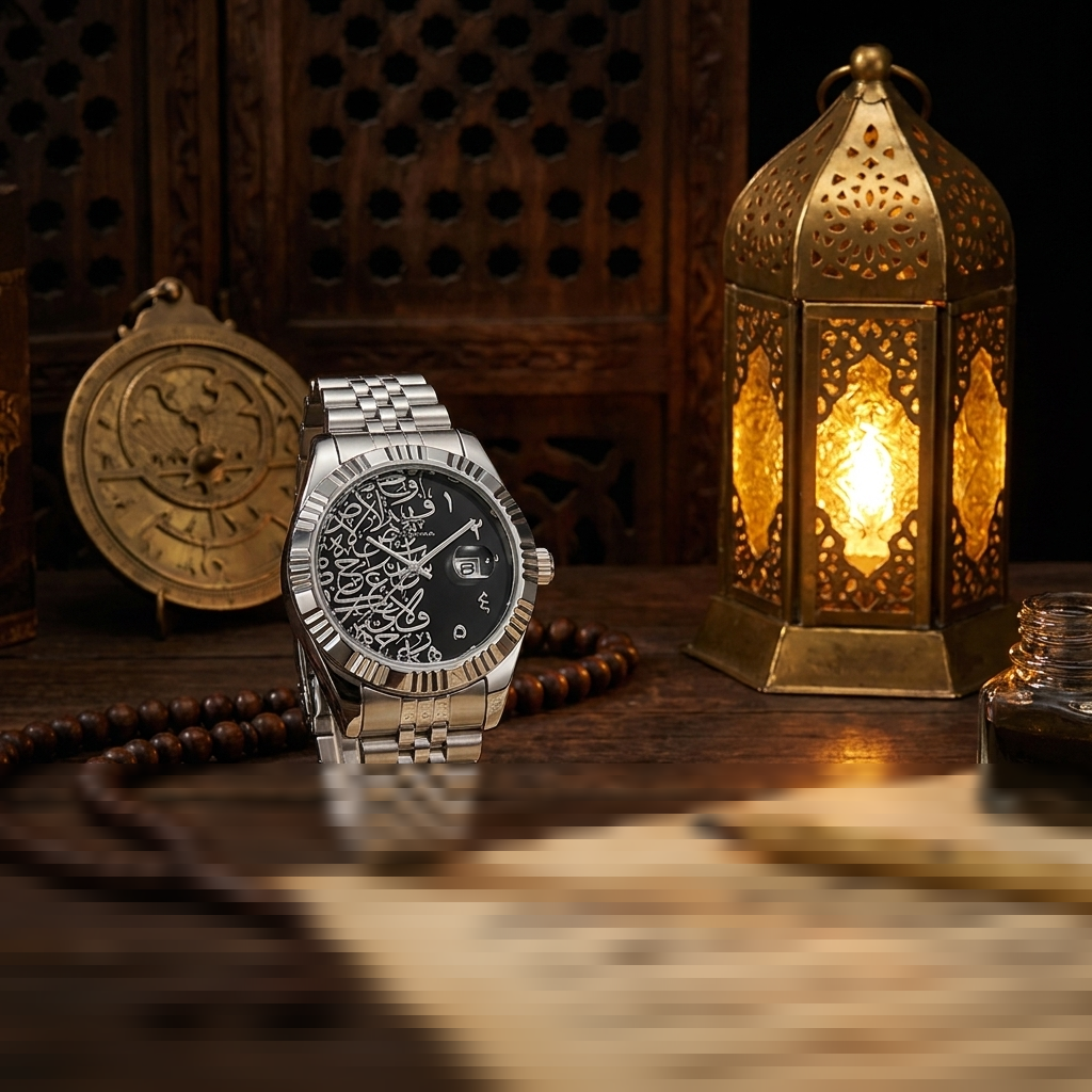 LEGOSS NAQSHAN Arabic calligraphy watch