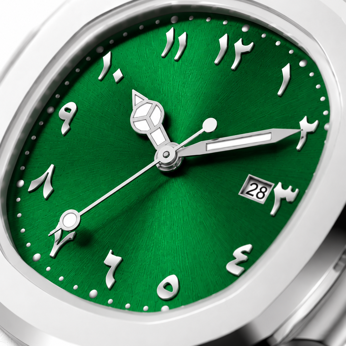 AZRYON Men's Watch, Silver Green, Blue & Black - view 10