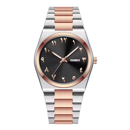 TAQVIN Men's 40mm Arabic Numeral Watch, Steel Bracelet - view 11