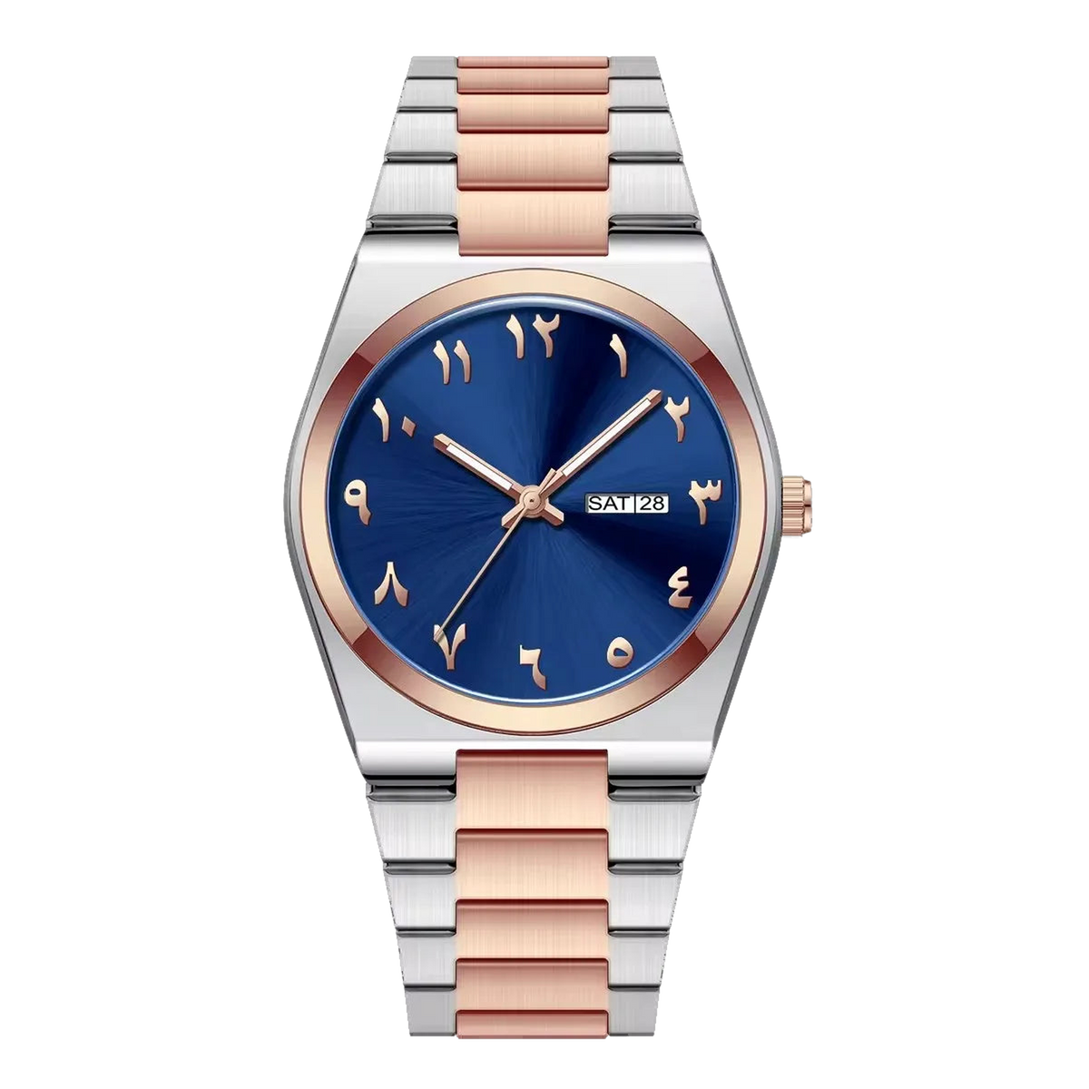 TAQVIN Rose Gold & Steel Blue