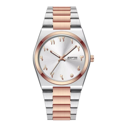 TAQVIN Men's 40mm Arabic Numeral Watch, Steel Bracelet - view 12