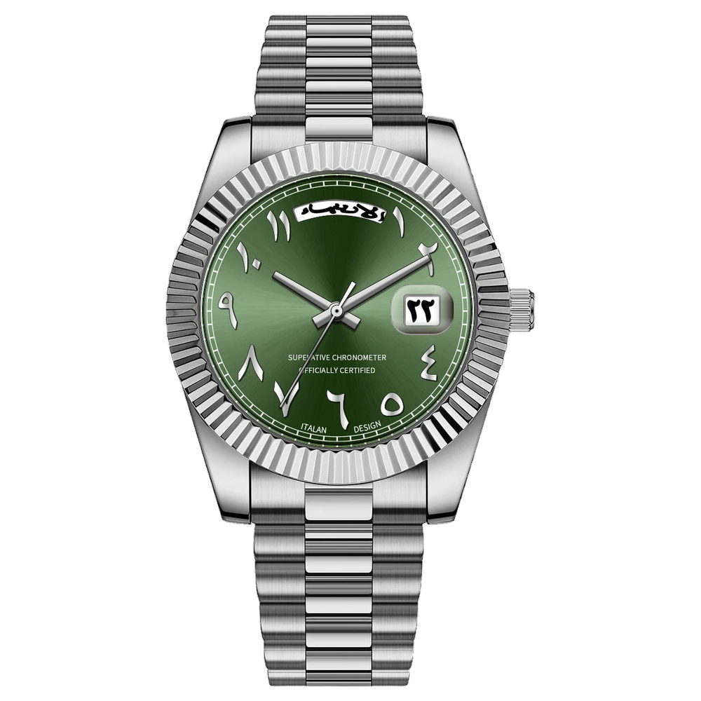 YAWMIQ green dial - front