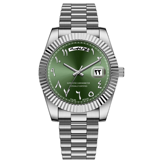 YAWMIQ green dial - front